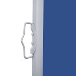 vidaXL Copertină laterală retractabilă de terasă, albastru, 170x1200cm