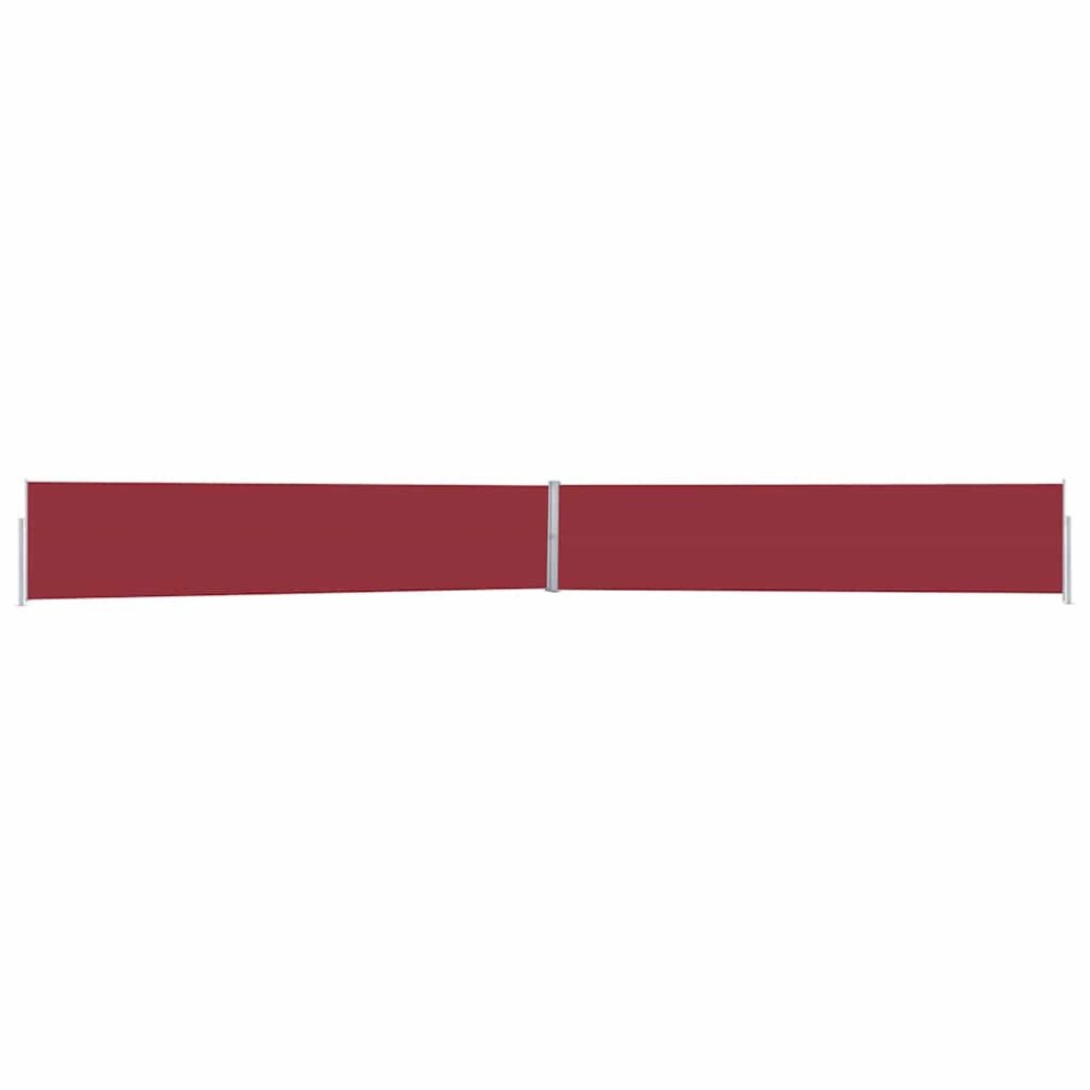 vidaXL Copertină laterală retractabilă de terasă, roșu, 170 x 1200 cm