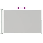 vidaXL Copertină laterală retractabilă de terasă, crem, 180x300 cm vidaXL Copertină laterală retractabilă de terasă, crem, 180x300 cm