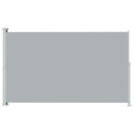 vidaXL Copertină laterală retractabilă de terasă, gri, 180x300 cm vidaXL Copertină laterală retractabilă de terasă, gri, 180x300 cm