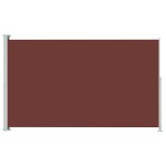 vidaXL Copertină laterală retractabilă de terasă, maro, 180x300 cm vidaXL Copertină laterală retractabilă de terasă, maro, 180x300 cm