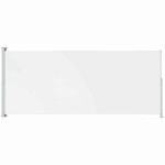 vidaXL Copertină laterală retractabilă de terasă, crem, 200 x 500 cm vidaXL Copertină laterală retractabilă de terasă, crem, 200 x 500 cm