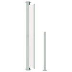 vidaXL Copertină laterală retractabilă de terasă, crem, 200 x 500 cm vidaXL Copertină laterală retractabilă de terasă, crem, 200 x 500 cm