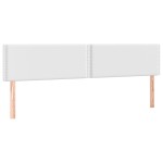 vidaXL Pat cu arcuri, saltea și LED, alb, 200x200 cm, piele ecologică vidaXL Pat cu arcuri, saltea și LED, alb, 200x200 cm, piele ecologică