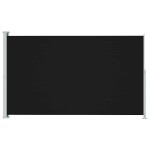 vidaXL Copertină laterală retractabilă de terasă, negru, 220x300 cm vidaXL Copertină laterală retractabilă de terasă, negru, 220x300 cm