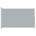 vidaXL Copertină laterală retractabilă de terasă, gri, 220x300 cm vidaXL Copertină laterală retractabilă de terasă, gri, 220x300 cm