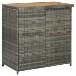 vidaXL Set de bar, 3 piese, gri, poliratan vidaXL Set de bar, 3 piese, gri, poliratan