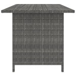 vidaXL Masă de grădină, gri, 110x70x65 cm, poliratan vidaXL Masă de grădină, gri, 110x70x65 cm, poliratan