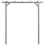 vidaXL Pergolă de grădină, gri, 200x40x205 cm, lemn de pin tratat vidaXL Pergolă de grădină, gri, 200x40x205 cm, lemn de pin tratat