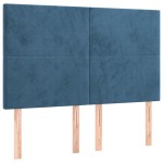 vidaXL Pat cu arcuri, saltea și LED, gri închis, 140x200 cm, catifea vidaXL Pat cu arcuri, saltea și LED, gri închis, 140x200 cm, catifea
