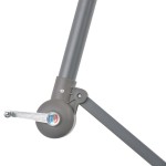 vidaXL Umbrelă în consolă cu stâlp din aluminiu, roșu bordo, 300 cm vidaXL Umbrelă în consolă cu stâlp din aluminiu, roșu bordo, 300 cm