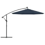 vidaXL Pânză de schimb umbrelă de soare tip consolă, albastru, 350 cm vidaXL Pânză de schimb umbrelă de soare tip consolă, albastru, 350 cm