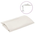 vidaXL Pânză de schimb umbrelă de soare, alb nisipiu, 350 cm vidaXL Pânză de schimb umbrelă de soare, alb nisipiu, 350 cm