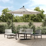 vidaXL Pânză de schimb umbrelă de soare, alb nisipiu, 350 cm vidaXL Pânză de schimb umbrelă de soare, alb nisipiu, 350 cm