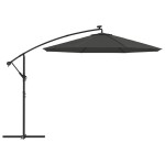 vida XL Pânză de schimb umbrelă de soare consolă, antracit, 350 cm vida XL Pânză de schimb umbrelă de soare consolă, antracit, 350 cm