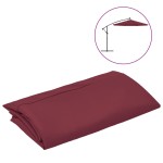 vida XL Pânză de schimb umbrelă de soare consolă, roșu bordo, 350 cm vida XL Pânză de schimb umbrelă de soare consolă, roșu bordo, 350 cm