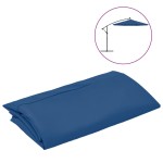 vida XL Pânză de schimb umbrelă soare consolă albastru azuriu 350 cm vida XL Pânză de schimb umbrelă soare consolă albastru azuriu 350 cm