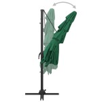 vidaXL Umbrelă de soare 4 niveluri, stâlp aluminiu, verde, 250x250 cm vidaXL Umbrelă de soare 4 niveluri, stâlp aluminiu, verde, 250x250 cm
