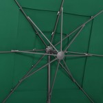 vidaXL Umbrelă de soare 4 niveluri, stâlp aluminiu, verde, 250x250 cm vidaXL Umbrelă de soare 4 niveluri, stâlp aluminiu, verde, 250x250 cm
