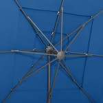 vidaXL Umbrelă cu 4 niveluri, stâlp aluminiu, albastru azur 250x250 cm vidaXL Umbrelă cu 4 niveluri, stâlp aluminiu, albastru azur 250x250 cm