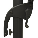 vidaXL Umbrelă soare cu 4 niveluri, stâlp aluminiu, roșu bordo, 3x3 cm vidaXL Umbrelă soare cu 4 niveluri, stâlp aluminiu, roșu bordo, 3x3 cm