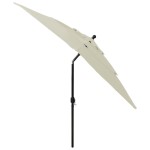 vidaXL Umbrelă de soare 3 niveluri, stâlp aluminiu, nisipiu, 2,5x2,5 m vidaXL Umbrelă de soare 3 niveluri, stâlp aluminiu, nisipiu, 2,5x2,5 m