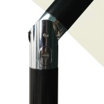 vidaXL Umbrelă de soare 3 niveluri, stâlp aluminiu, nisipiu, 2,5x2,5 m vidaXL Umbrelă de soare 3 niveluri, stâlp aluminiu, nisipiu, 2,5x2,5 m