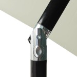 vidaXL Umbrelă de grădină cu 3 niveluri, stâlp aluminiu, nisipiu, 2 m vidaXL Umbrelă de grădină cu 3 niveluri, stâlp aluminiu, nisipiu, 2 m