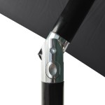 vidaXL Umbrelă de grădină 3 niveluri, stâlp aluminiu, antracit, 2 m vidaXL Umbrelă de grădină 3 niveluri, stâlp aluminiu, antracit, 2 m