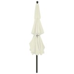 vidaXL Umbrelă grădină cu 3 niveluri, stâlp aluminiu, nisipiu, 3,5 m vidaXL Umbrelă grădină cu 3 niveluri, stâlp aluminiu, nisipiu, 3,5 m
