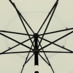 vidaXL Umbrelă grădină cu 3 niveluri, stâlp aluminiu, nisipiu, 3,5 m vidaXL Umbrelă grădină cu 3 niveluri, stâlp aluminiu, nisipiu, 3,5 m