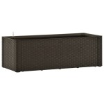 vidaXL Strat înălțat grădină sistem automat udare cafeniu 100x43x33 cm vidaXL Strat înălțat grădină sistem automat udare cafeniu 100x43x33 cm