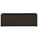 vidaXL Strat înălțat grădină sistem automat udare cafeniu 100x43x33 cm vidaXL Strat înălțat grădină sistem automat udare cafeniu 100x43x33 cm