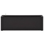 vidaXL Strat înălțat grădină sistem auto-udare, antracit, 100x43x33 cm