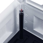 vidaXL Strat înălțat grădină cu spalier și sistem automat udare, alb