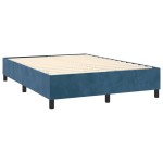 vidaXL Pat cu arcuri, saltea și LED, gri închis, 140x200 cm, catifea vidaXL Pat cu arcuri, saltea și LED, gri închis, 140x200 cm, catifea