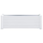 vidaXL Strat înălțat de grădină, alb, 100 x 43 x 35 cm, PP vidaXL Strat înălțat de grădină, alb, 100 x 43 x 35 cm, PP