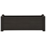 vidaXL Strat înălțat de grădină, antracit, 100 x 43 x 35 cm, PP