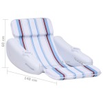 vidaXL Scaun plutitor pentru piscină, 140x83x60 cm vidaXL Scaun plutitor pentru piscină, 140x83x60 cm