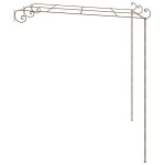 vidaXL Pergolă de grădină, maro antic, 3x3x2,5 m, fier vidaXL Pergolă de grădină, maro antic, 3x3x2,5 m, fier