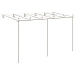 vidaXL Pergolă de grădină, maro antic, 6x3x2,5 m, fier vidaXL Pergolă de grădină, maro antic, 6x3x2,5 m, fier