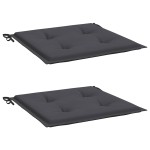 vidaXL Perne scaune grădină 2 buc. antracit 40x40x4 cm țesătură Oxford vidaXL Perne scaune grădină 2 buc. antracit 40x40x4 cm țesătură Oxford