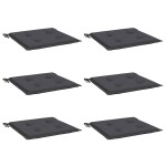 vidaXL Perne scaune grădină 6 buc. antracit 40x40x4 cm țesătură Oxford vidaXL Perne scaune grădină 6 buc. antracit 40x40x4 cm țesătură Oxford