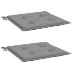 vidaXL Perne scaune grădină 2 buc. gri 40x40x4 cm țesătură Oxford vidaXL Perne scaune grădină 2 buc. gri 40x40x4 cm țesătură Oxford