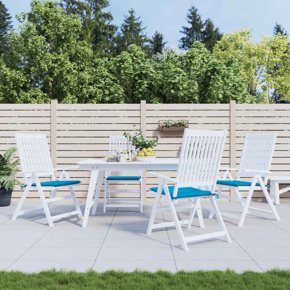 vidaXL Perne scaune grădină 6 buc. albastru 40x40x3 cm țesătură Oxford