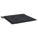 vidaXL Perne scaune grădină 2 buc. negru 40x40x4 cm țesătură Oxford vidaXL Perne scaune grădină 2 buc. negru 40x40x4 cm țesătură Oxford