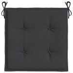 vidaXL Perne scaune grădină 2 buc. negru 40x40x4 cm țesătură Oxford vidaXL Perne scaune grădină 2 buc. negru 40x40x4 cm țesătură Oxford
