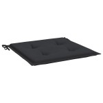 vidaXL Perne scaune grădină 6 buc. negru 40x40x4 cm țesătură Oxford vidaXL Perne scaune grădină 6 buc. negru 40x40x4 cm țesătură Oxford