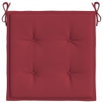 vidaXL Perne scaune grădină 4 buc. roșu vin 40x40x4 cm țesătură Oxford vidaXL Perne scaune grădină 4 buc. roșu vin 40x40x4 cm țesătură Oxford