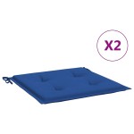 vidaXL Perne scaune grădină 2 buc. albastru 40x40x4 cm țesătură Oxford vidaXL Perne scaune grădină 2 buc. albastru 40x40x4 cm țesătură Oxford